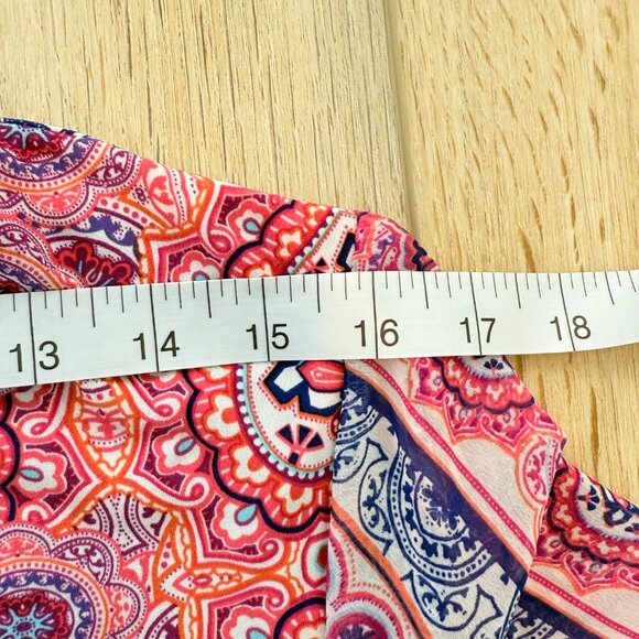 ๐ธ Chicoโs Paisley & Floral V-Neck Top โ Size 1 (Medium/Large) ๐๐๐ - Picture 12 of 14